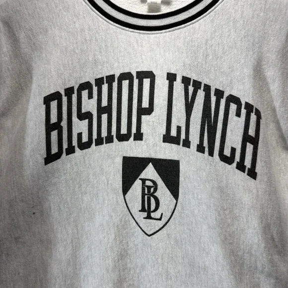 Vintage Champion Reverse Weave Warmup Bishop Lynch Crewneck Sweatshirt Size M - Picture 2 of 14